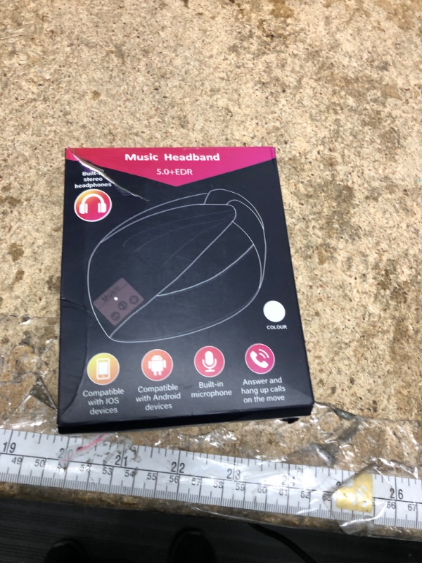 Photo 1 of 2-Pack Headband Headphones with Thin HD Speakers, Bluetooth Headband for Women, Stylish Knotted Design, Wireless Bluetooth Headphones for Workout, Daily Life, Yoga, Travel, Meditation - Red&Black