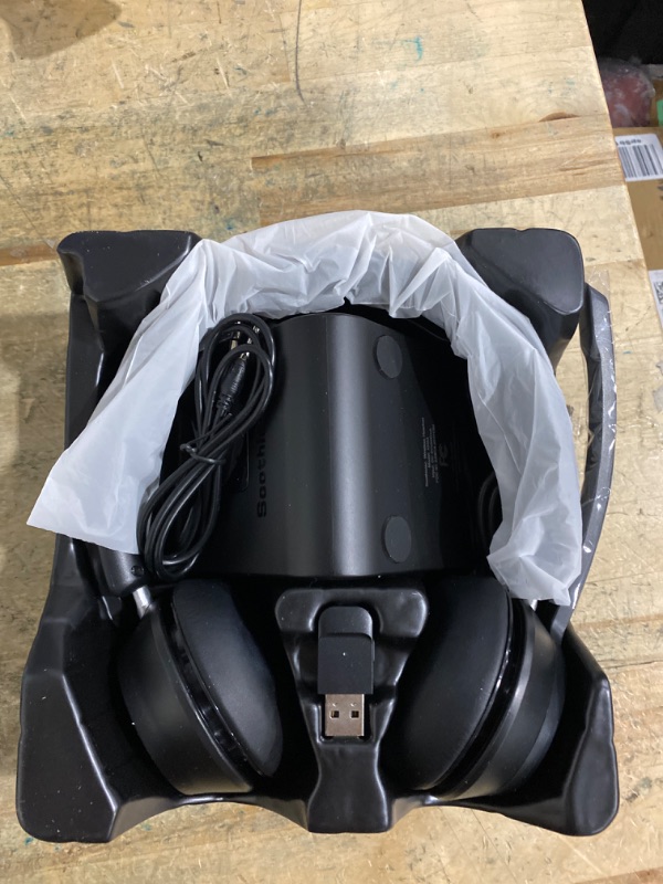 Photo 1 of (Upgraded Version) Wireless Headset, Bluetooth Headset with Noise Cancelling Microphone, Best Headphones with Mic Mute & USB Dongle for PC/Computer/Laptop/Cell Phones/Remote Work/Call Center