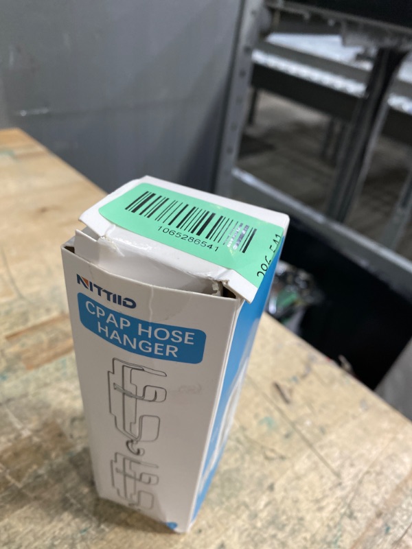 Photo 1 of ***MISSING WALL ASSEMBLY HARDWARE****** NITTIID 2 Pack Black CPAP Hose Holder for Bed, CPAP Hose Hanger for Tube & Mask with Anti-Unhook Feature Hose Organizer Avoids Hose Tangle and Help You Sleep Better CPAP Hook with Free Strips