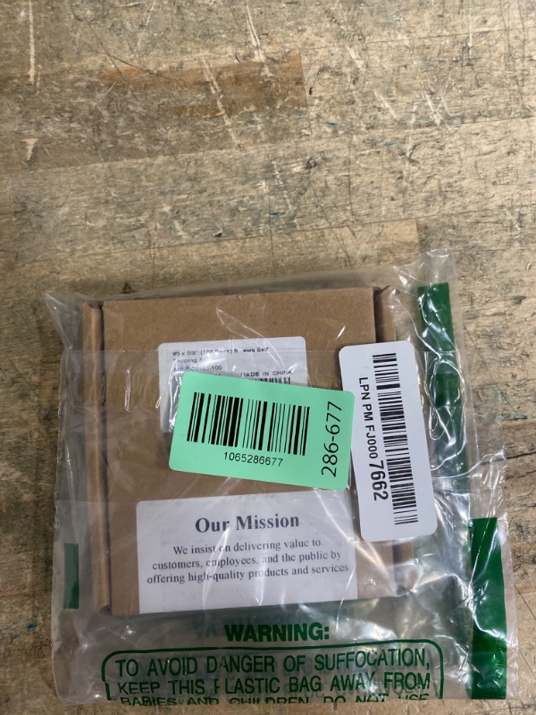 Photo 1 of #6 x 5/8" (100 Pack) Stainless Steel Phillips Pan Head Wood Screws, Stainless Steel 304 (18-8), Pan Head Sheet Metal Screws Self Tapping for Wood