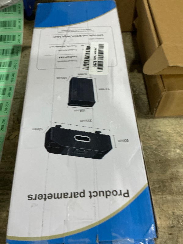 Photo 1 of *** FOR PARTS ONLY/ HAS DAMAGED PIECES**** Hiitytin 7-In-1 Car Seat Back Organizer with Cup Holders, Tissue Box, Removable Trash Can & Hooks, Multifunctional Car Seat Back Storage Box, Extra Headrest Cup Holder for Backseat (Black02)