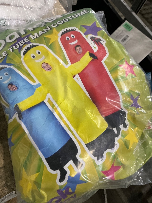 Photo 1 of LookOurWay Inflatable Tube Man | Funny Inflatable Costume Adult for Halloween | Viral Adult Inflatable Costume for Men & Women | Group or Couples Costumes | American Flag