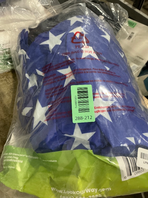 Photo 1 of LookOurWay Inflatable Tube Man | Funny Inflatable Costume Adult for Halloween | Viral Adult Inflatable Costume for Men & Women | Group or Couples Costumes | American Flag