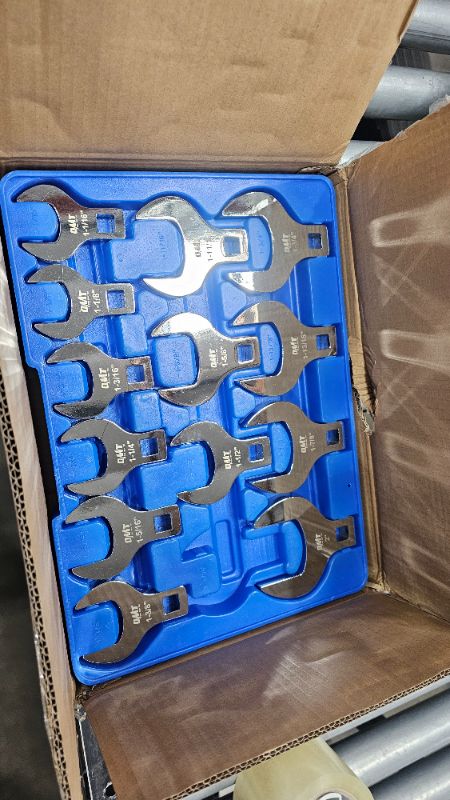 Photo 1 of ***MISSING 1***Orion Motor Tech 14 Piece Jumbo Crowfoot Wrench Set, SAE Crows Foot Wrench Set for 1-1/16" to 2" Flare Nuts for 1/2" Drive Rachets Extenders, Cr-V Steel Crowfoot Wrenches with Phosphating & Carry Case