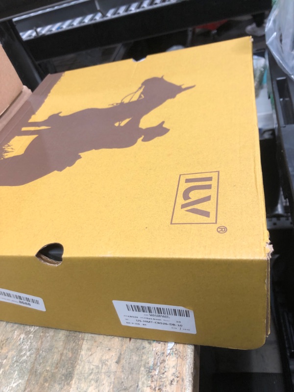 Photo 1 of IUV Cowboy Boots For Men Square Toe Western Boot Durable Retro Classic Embroidered Pull On Boot Slip Resistant Country Boots 10