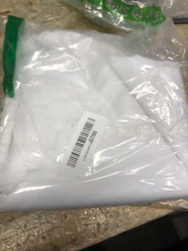 Photo 1 of Lecloud Short Sheer Curtains 54 Inches Length 2 Panels, Light Filtering Voile Curtain Drapes for Half Window Kitchen Bedroom, Basic Rod Pocket Living Room Sheer Curtains, 40 W x 54 L Inches, White