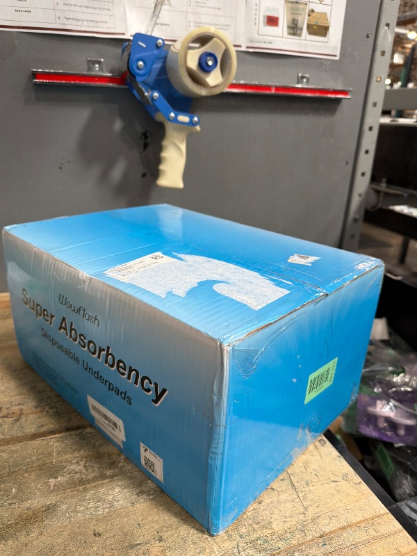 Photo 1 of 100 Count 22” x 22” Super Absorbency Disposable Underpads, Leakproof Quick Drying Disposable Pads for Baby, Puppy and Adults, Puppy Pads, Cat Pee Pads for Dogs, Potty Puppy Training Pads