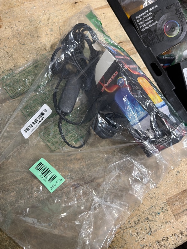 Photo 1 of 12ft Skeleton Light Kit – Skelly Light Kit with Flickering Flame, ETL-Certified & Adjustable Timer for Yard & Halloween Decorations (Blue)