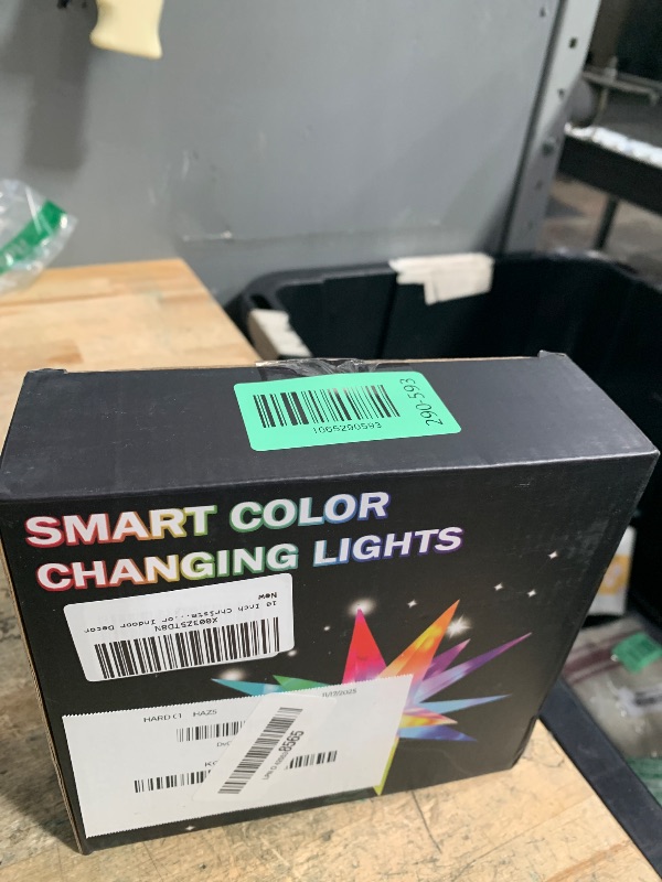 Photo 1 of 10 Inch Christmas Star Tree Topper, RGB Color Change Christmas Tree Light Up Star, Bluetooth App & Remote Control Music Sync Christmas Tree Decorations Xmas Outdoor Indoor Decor