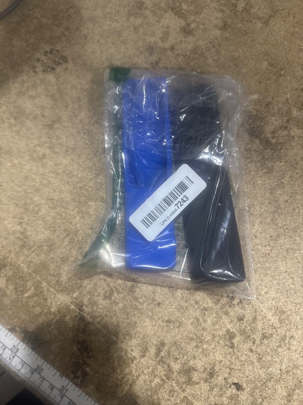 Photo 1 of 2 Pack Remote Cover for Samsung Smart TV, Silicone Protective Case for Samsung Solar Cell Remote 2021 2022 BN59-01357 BN59-01385 BN59-01265A Anti-Slip Remote Case Holder (Sea Blue +Black Not Glow)