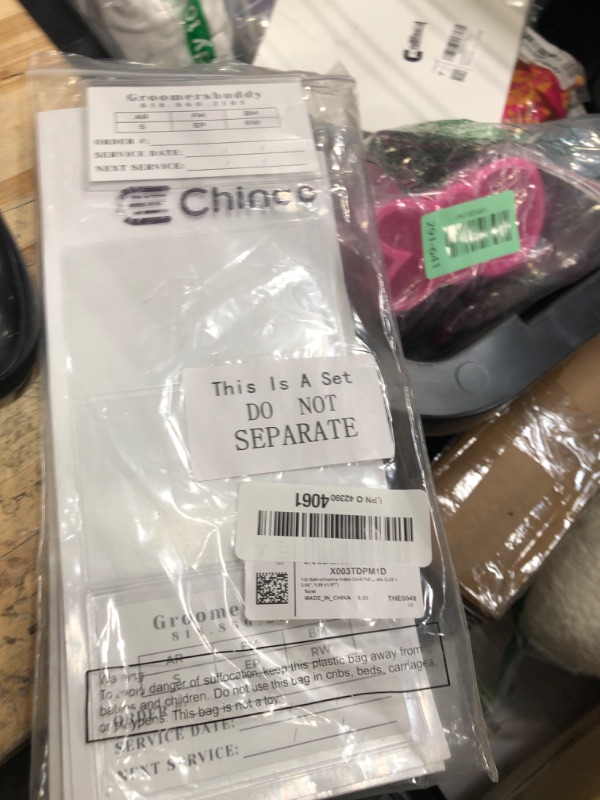 Photo 1 of 100 Self-adhesive Index Card Holder for Business Cards, Clear Plastic Sticky Labels Holders for Storage Bins Toy Bins Scrapbooks, Organize and Protect Cards Photos Labels (2.32 x 3.54'', 1.85 x1.57'')