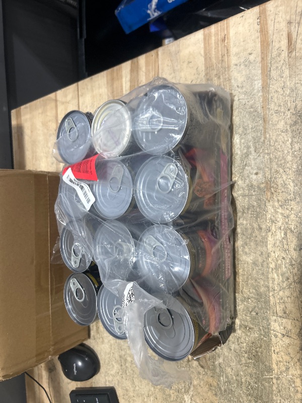 Photo 1 of *****PARTIAL SET MISSING 1 HAS 11**** Purina Pro Plan Sensitive Skin and Stomach Dog Food Wet Classic Pate Salmon and Rice Entrée - (Pack of 12) 13 oz. Cans best before August 2027
