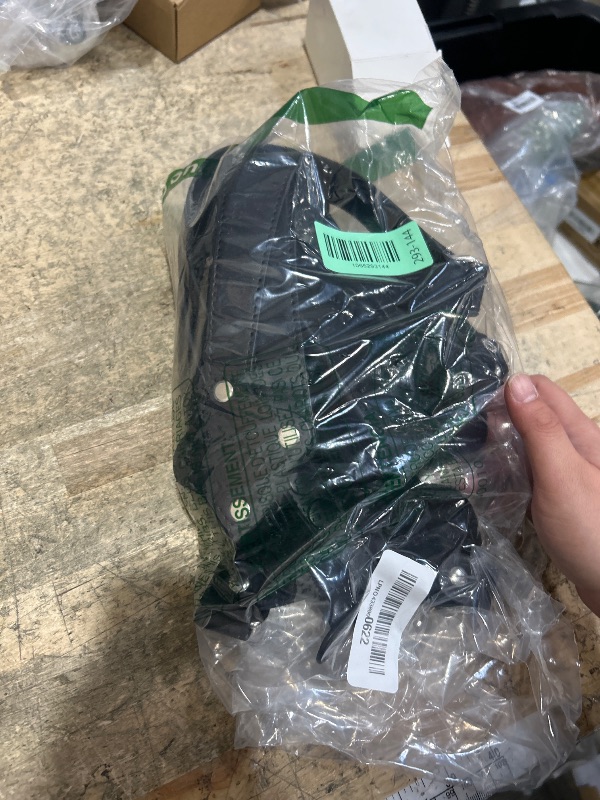 Photo 1 of ***HAS MINOR DAMAGE WITH BUTTONS*** Shoulder Holster General Vertical Gun Holster Adjustable Leather Chest Holster for Concealed Carry with Double Magazine Pouch Adjustable for Glock 1911 and Most Kinds of Pistols-Right Hand Black