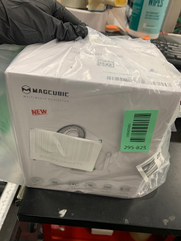 Photo 1 of ?Electric Focus?Magcubic Mini Projector 4K Support, Portable Projector with WiFi 6 and Bluetooth 5.4, Smart Proyector, 5W Soundbase Speaker, 180°Rotation for Home Theater