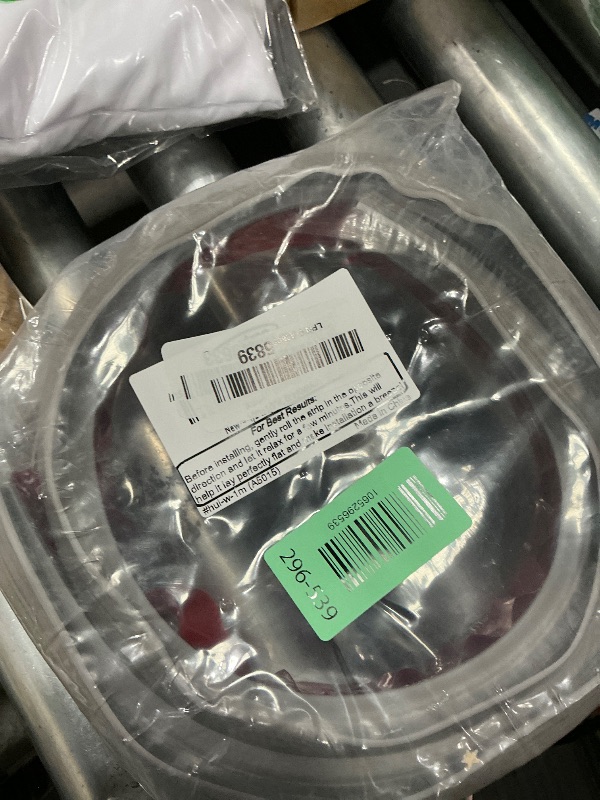 Photo 1 of 1/2" to 3/5" Height Threshold Ramp - Rubber Threshold, Floor Transition Strip, Door Strip, Wheelchair Ramp, Carpet to Tile Strip (Gray Oak Ash, 40 inches)