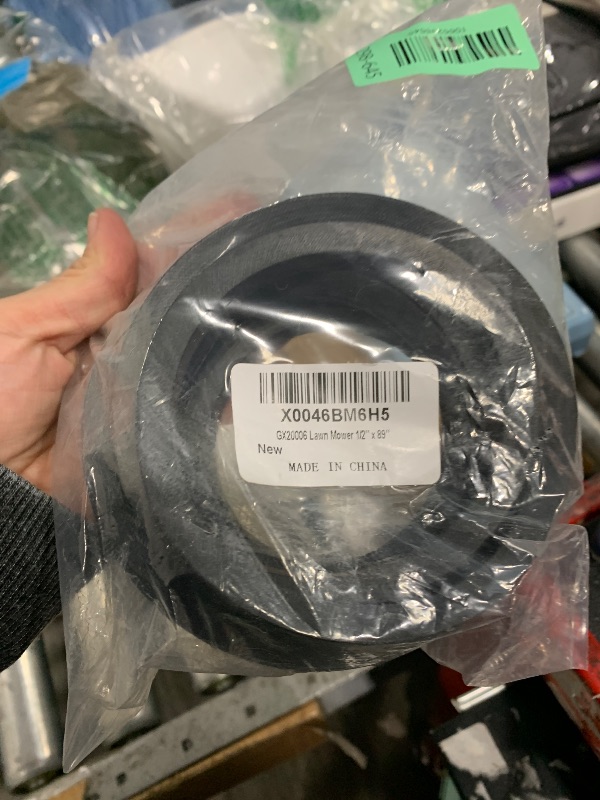 Photo 1 of 1/2" x 89" GX20006 Deck Drive Belt for John Deere GX20006 L110 L118 L120 L236 L130 115 D130 D140