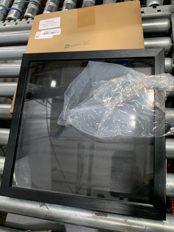 Photo 1 of 1 Pack T Shirt Display Frame, Black Imitation Wood T Shirt Frame with 98% UV Protection Acrylic, 1" Depth of Usable Space Shadow Box, Display Case for Shirts, Jerseys, Memorabilia (13'' X 13'')