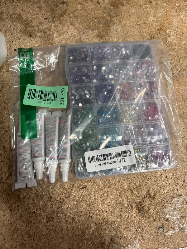 Photo 1 of 12600Pcs Resin Rhinestones for Bedazzling with Tweezers, Multicolor 4mm Rhinestones for Crafting with 3Pcs 10ml B7000 Jewelry Glue for DIY Crafts Clothing Tumblers Shoes Fabric Nail Art