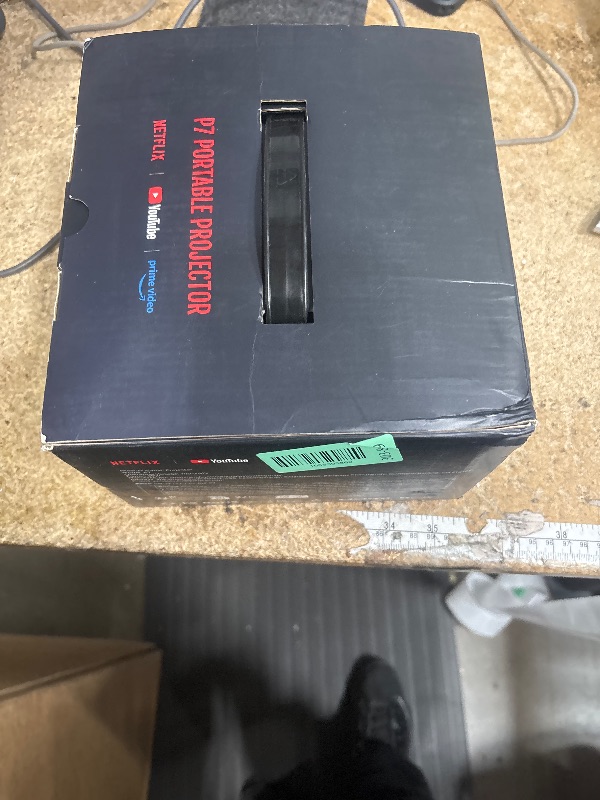 Photo 1 of [1080P Full HD & 4K Support] Smart Projector with WiFi and Bluetooth, 1500 ANSI Portable Projector, Auto Keystone & Zoom Mini Outdoor Movie Proyector with HDR10+ for Home Theater