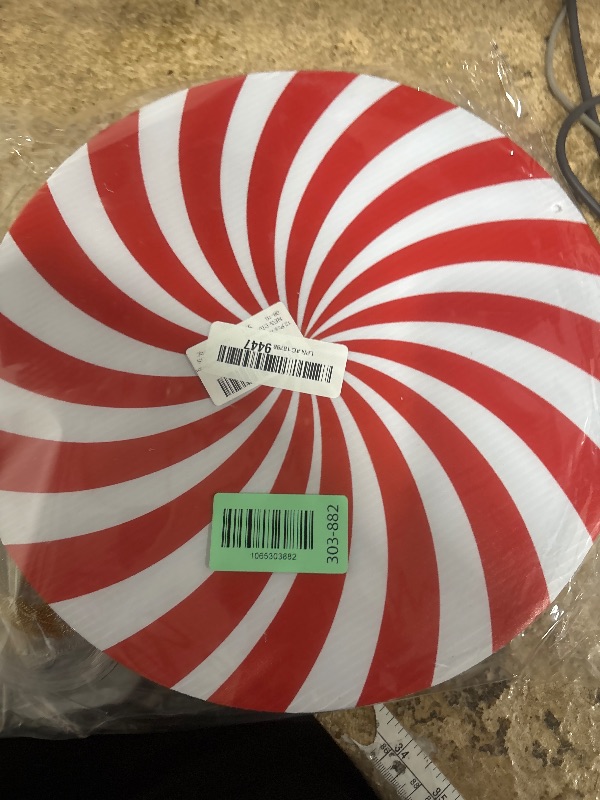 Photo 1 of 12 Pcs 12 Inch/10 Inch Large Christmas Decorations Outdoor Double Sided Christmas Yard Hanging Ornaments Holiday Porch Lawn Candy Hanging Decorations for Xmas Tree Porch Yard Decor