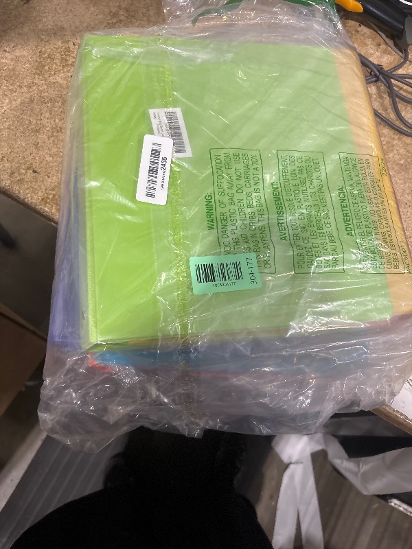 Photo 1 of 1-inch 3 Ring Binder with 2 Interior Pockets, 1'' Basic Binders Holds US Letter Size 8.5'' x 11'' Paper - Versatile Binders for Office, Home, and School Use, 6 Pack (6-Color Assorted)