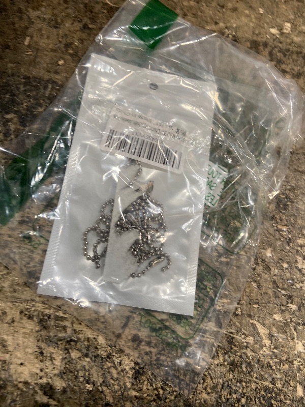 Photo 1 of 10 Pcs Bead Ball Chains, 3.9 Inch Long Stainless Steel Keychain Extension Chain for Tag Chain Jewelry Making