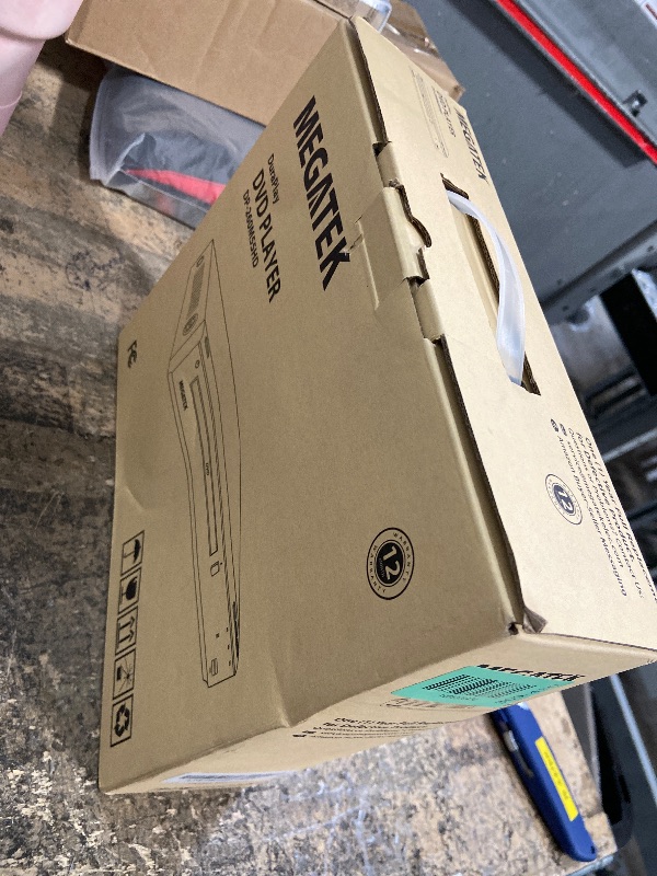 Photo 1 of ***(PARTS ONLY/ MAJOR DAMAGE/ NON FUNCTIONAL)***MEGATEK Region-Free HDMI DVD Player for TV, Compact CD/DVD Player for Smart TV, USB Port, Plays All Region DVDs & Multi Formats, Metal Housing, HDMI/RCA Cables & Remote Included