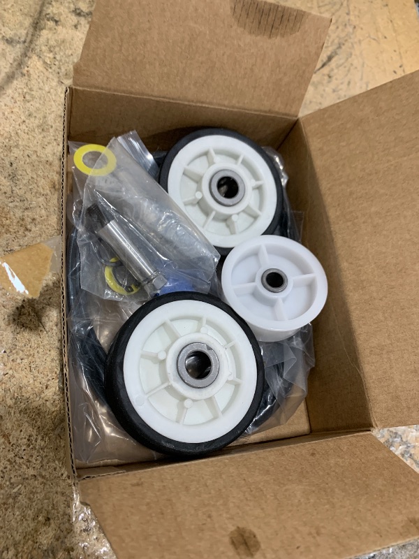 Photo 1 of 12001541 Dryer Roller repair Kit Fit for May-tag Atlantis Neptune dryer parts MDE7600AYW MDE9206AYW MDG4000BWW MDG5500AWW MDE4000AYW MDE6400AYW MDE5500AYW MDE7400AYW MDE3000AWW MDE2500AYW MDE3000AYW