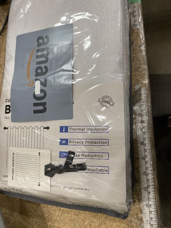 Photo 1 of 100% Blackout Shield Linen Blackout Curtains for Bedroom 90 Inches Long, Back Tab/Rod Pocket Living Room Drapes, Thermal Insulated Blackout Curtains 2 Panels Set, 50" W x 90" L, Neutral White