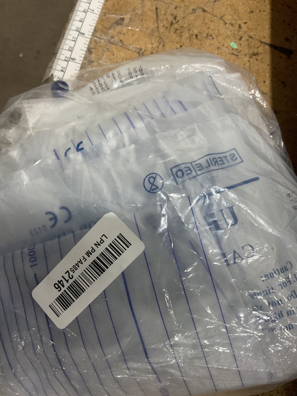 Photo 1 of 10PCS 2000ML Large Capacity Extracorporeal Drainage Bag Urine Collection Bag