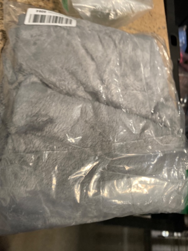 Photo 1 of ******COVER ONLY*****  Extra Soft Body Pillow Cover, Sherpa/Microplush Material, 20x54 Inches, Zipper Closure (Gray)