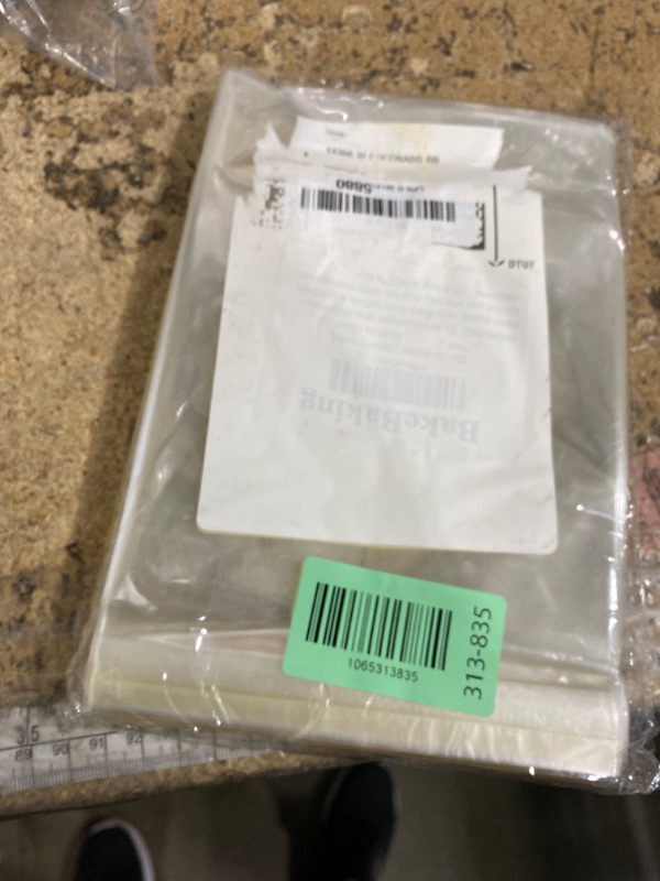 Photo 1 of 200ct Clear Resealable Polypropylene Bags 5 7/16'' x 7 1/4'' - Fits 5x7 Prints, Photos, A2 A4 A6 Cards & Envelopes, Cookie Treats Soap Gifts Wedding 5 7/16'' x 7 1/4''