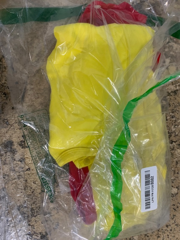 Photo 1 of ***SIZING INCORRECT UNSIRE EXACT SIZE NO TAG**** YSCULBUTOL Baby Twins Bodysuit Yummz Tomato Ketchup Mustard Twin Set Infant Girls Romper Baby Boys Outfits (KM-S12M Twins)