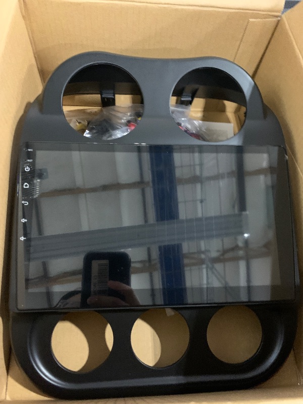 Photo 1 of [8-Core 4+64G] Android 15 Car Stereo for Jeep Compass Patriot 2010-2016, 10.1'' Touch Screen Car Radio Wireless CarPlay Android Auto GPS 5G WiFi DSP/FM/RDS Mirror Link Bluetooth SWC Backup Cam+MIC