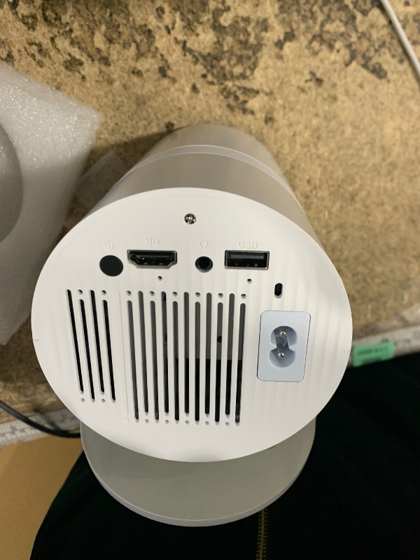 Photo 1 of [ Built-in Google TV & Voice Control] WISHOLY Mini Projector with WiFi and Bluetooth, Built-in Streaming Apps, Portable Movie Projector 4K with 180° Rotatable for Outdoor, Home Theater, Movie Night