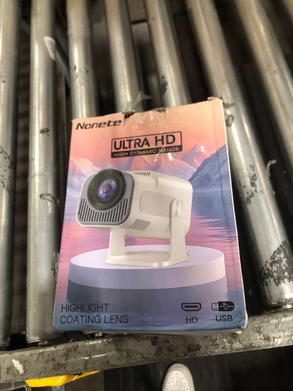 Photo 1 of [Projector 2026 Upgraded] Mini Projector Support 4K 1080P Auto Keystone 270°Rotatable with WiFi 6 and Bluetooth 5.2 Projector Portable Compatibile with HDMI/TV Stick/Memory Stick/Laptop,Black