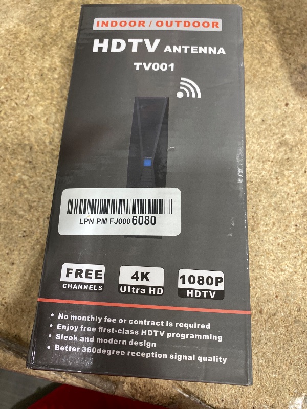 Photo 1 of 2025 Antenna for Smart TV for Local Channels,TV Antenna Indoor for Long Range Reception, Digital Antenna for Easy Installation and All Smart/Old TVs, Supports 4K 1080P HD VHF UHF