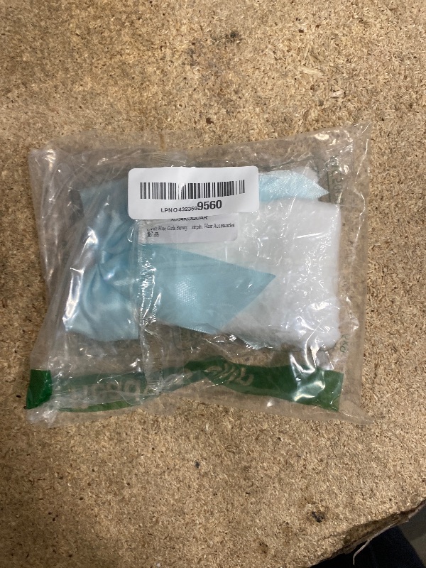 Photo 1 of 1 Pair Blue Girls Bunny Plush Lop Ears Hair Clip, Easy to Wear Ornaments, Hairpin Cosplay Headwear, Rabbit Furry Ears Ribbon Bow-knot Hair Clamp Hairpin, Hair Accessories