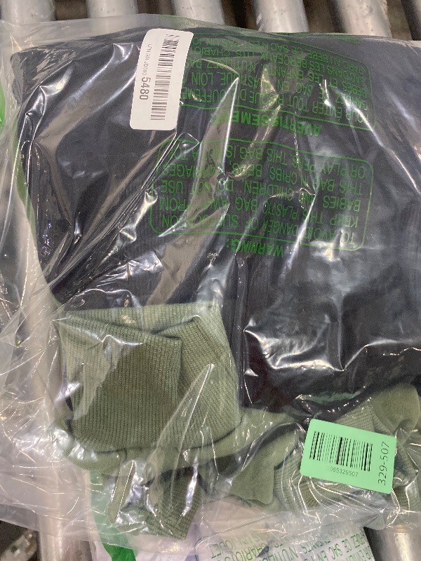 Photo 1 of **** MISSING TAN TOP **** Real Essentials 3 Pack: Women's Fleece Cropped Sweatshirt - Long Sleeve Crew Neck Crop Top (Available in Plus Size)- Set 9, XL