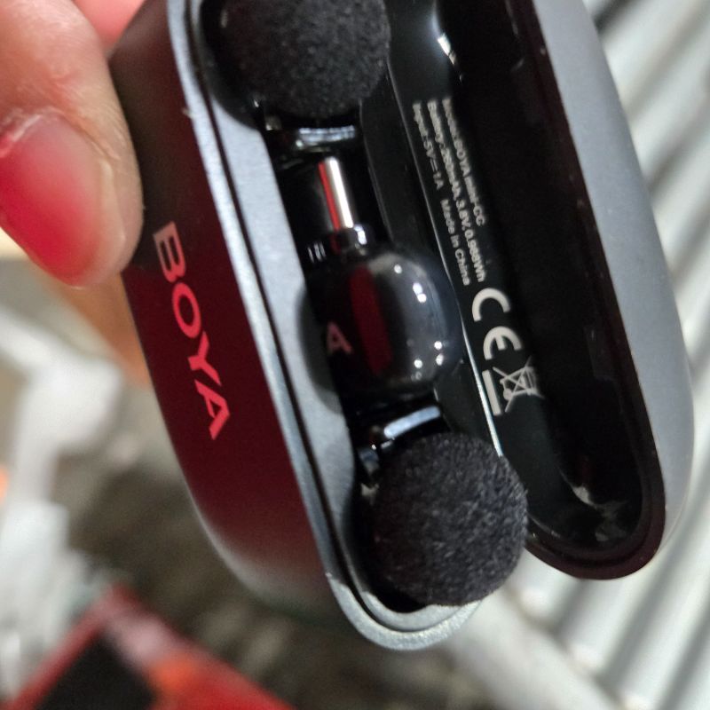 Photo 1 of *****USED*****BOYA mini Wireless Lavalier Microphone for Android/Tablets/PC with USB C Plug, Noise Reduction, 30H Battery Life with Charging Case, Al Voice Changer,Lapel Microphone Wireless for Video Recording Podcast