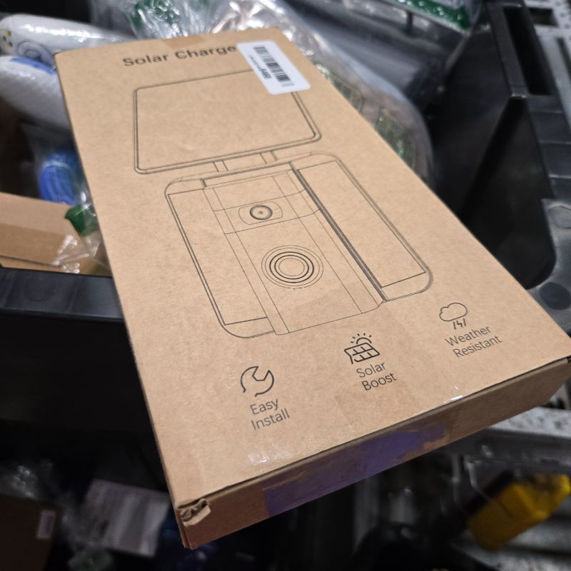 Photo 1 of ***MISSING CAMERA*** QIBOX Solar Charger Compatible with Video Doorbell (2nd Generation - 2020 Release), Video Doorbell 4/3/3 Plus/Battery Doorbell Plus, 2.9W Waterproof Continuously Solar Panel, Adjustable Panel Mount