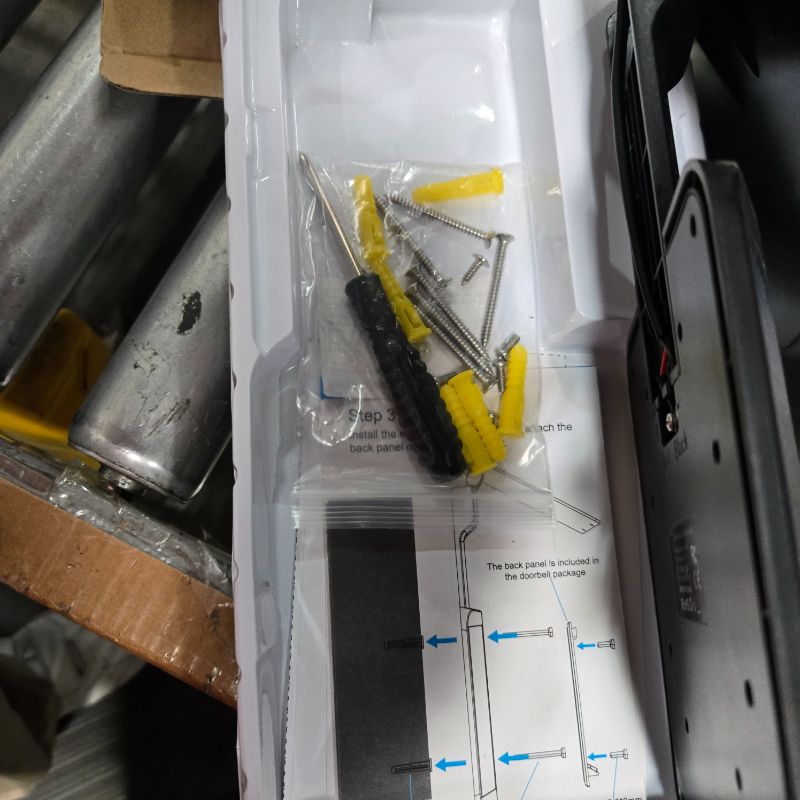 Photo 1 of ***MISSING CAMERA*** QIBOX Solar Charger Compatible with Video Doorbell (2nd Generation - 2020 Release), Video Doorbell 4/3/3 Plus/Battery Doorbell Plus, 2.9W Waterproof Continuously Solar Panel, Adjustable Panel Mount