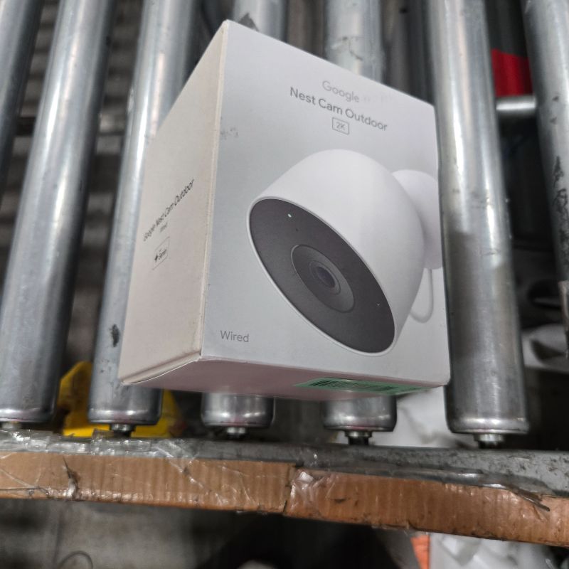 Photo 1 of **FACTORY SEALED**Google Nest Cam Outdoor (Wired, 2nd Gen) - Security Camera with 2K Video and Gemini, Night Vision, 2-Way Audio - Works with Google Home - 2025 Model - Snow