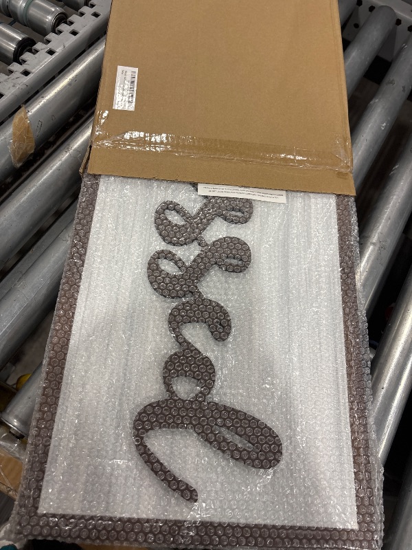 Photo 1 of "Blessed" Wall Decor - Sign - 24" x 12" - Decorative Canvas Print for Living Room, Kitchen, Bedroom & Office - Modern Home Décor