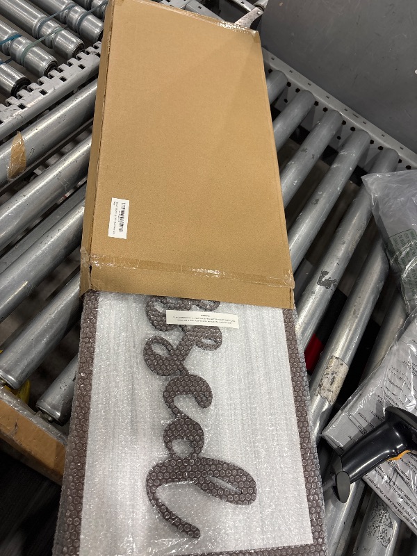 Photo 1 of "Blessed" Wall Decor - Sign - 24" x 12" - Decorative Canvas Print for Living Room, Kitchen, Bedroom & Office - Modern Home Décor