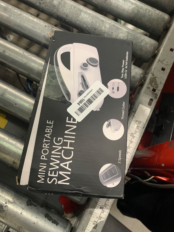 Photo 1 of ***(MISSING ACCESSORIES)***Handheld Sewing Machine,Two dear,Mini sewing machine,Easy to Use and Fast Stitch Suitable for Clothes,Fabrics, Handheld Sewing Machine for Beginners.Black white