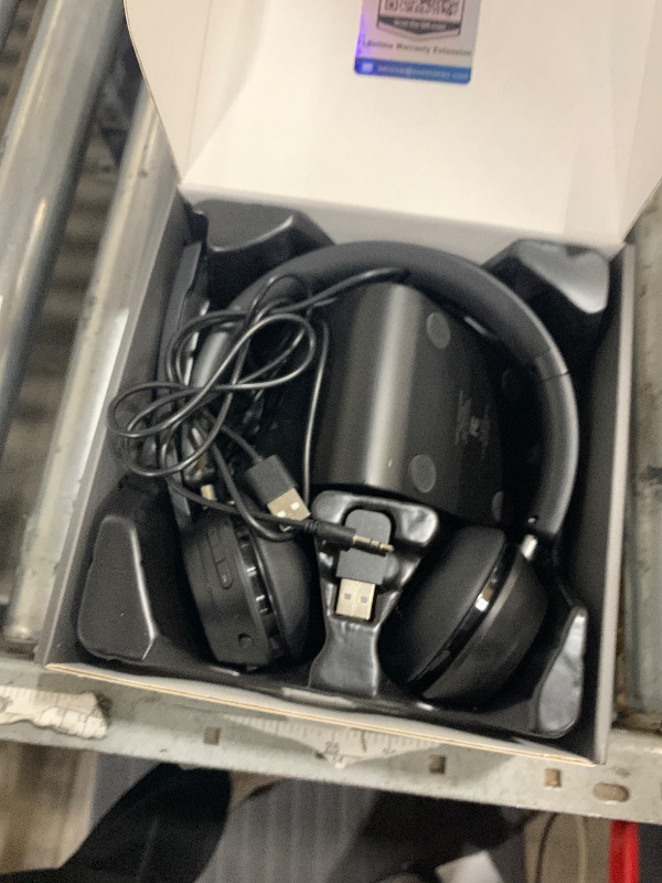 Photo 1 of (Upgraded Version) Wireless Headset, Bluetooth Headset with Noise Cancelling Microphone, Best Headphones with Mic Mute & USB Dongle for PC/Computer/Laptop/Cell Phones/Remote Work/Call Center