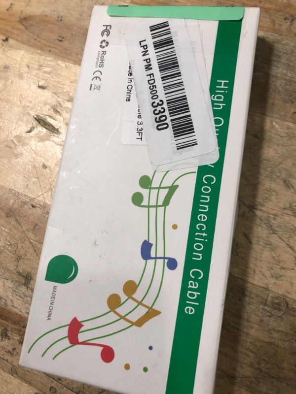 Photo 1 of [MFi Certified] Lightn ing to 1/4" TRS Audio Stereo Cable,3.3FT Lightni ng to 6.35mm 1/4 Male Aux Audio Cord Compatible with i-Phone 14/13/12/11Pro,for Amplifier,Mixer,Speaker ect [NOT for Recording]