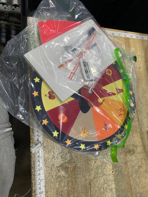 Photo 1 of **MISSING MARKER*** Soulchen 12 Inches Thanksgiving PVC Spinner Prize Wheel Game Set with Dry Erase Marker, Turkey Style Spinner Wheel for Prizes Game for Fall Holiday, Party, Family Gathering