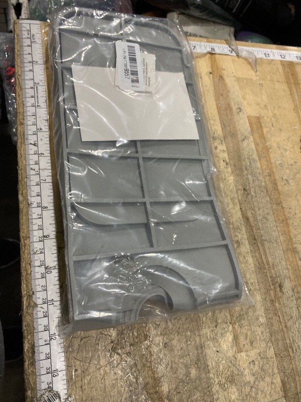 Photo 1 of 24 Inch Longer Faucet Mat for Kitchen Sink [5°Slope Fast Self-draining]Bathroom Kitchen Sink Splash Guard Silicone Sink Faucet Mat Splash Guard Kitchen Sink Area Tidy Splash Faucet Guard Draining Mat